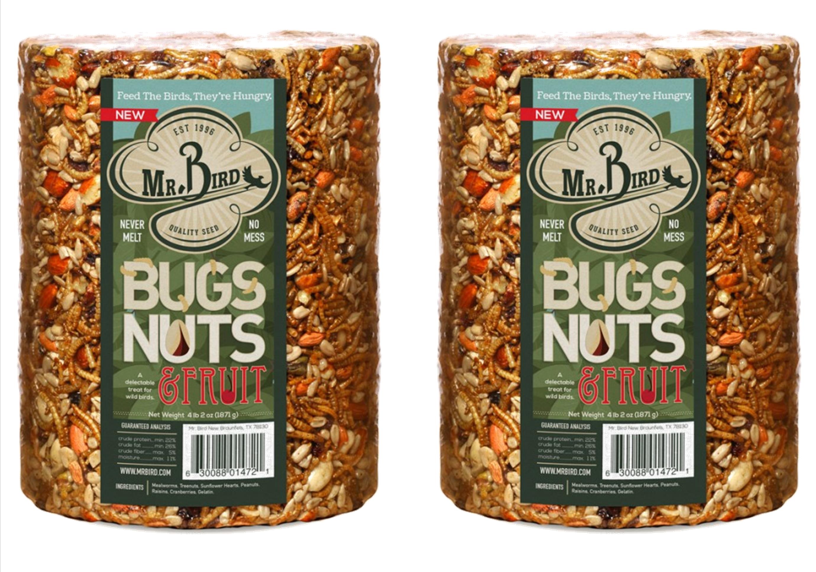 Mr. Bird Bugs, Nuts, & Fruit Large Seed Cylinder