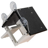 JCS Wildlife Recycled Poly Lumber Window-Mount Wren House with suction cups for easy window attachment.