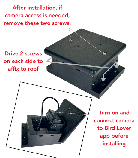 JCS Wildlife Squirrel House & Nutty Mansion Camera DIY Add-On