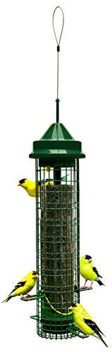 Brome Squirrel Buster Plus Bird Feeder w/ Cardinal Perch Ring 1024
