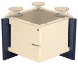 JCS Wildlife Recycled Poly Lumber Window-Mount Wren House with suction cups for easy mounting.