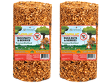 JCS Wildlife Squirrel Stopper Bugs Nuts & Berries Small Cylinder 1.5lbs, premium bird seed for birds, not squirrels.