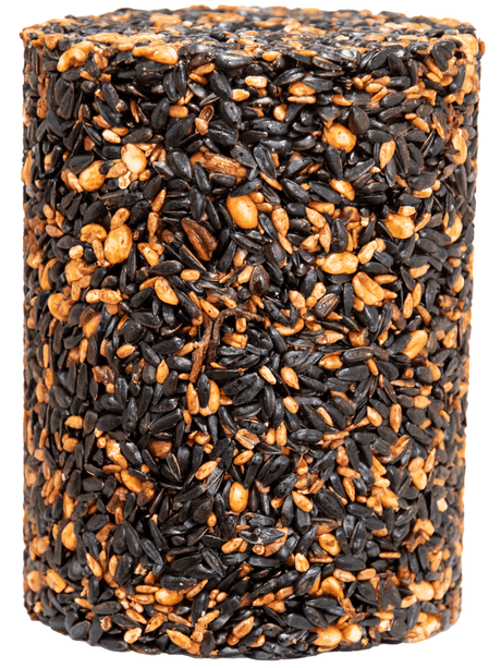 JCS Wildlife Squirrel Stopper Wild Bird Feast Large Cylinder 3.75lbs filled with premium seeds and nuts.
