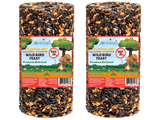 JCS Wildlife Squirrel Stopper Wild Bird Feast Small Cylinder 1.5lbs, premium bird seed blend without squirrels.
