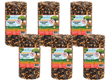 JCS Wildlife Squirrel Stopper Wild Bird Feast Small Cylinder 1.5lbs with premium ingredients including sunflower seeds.