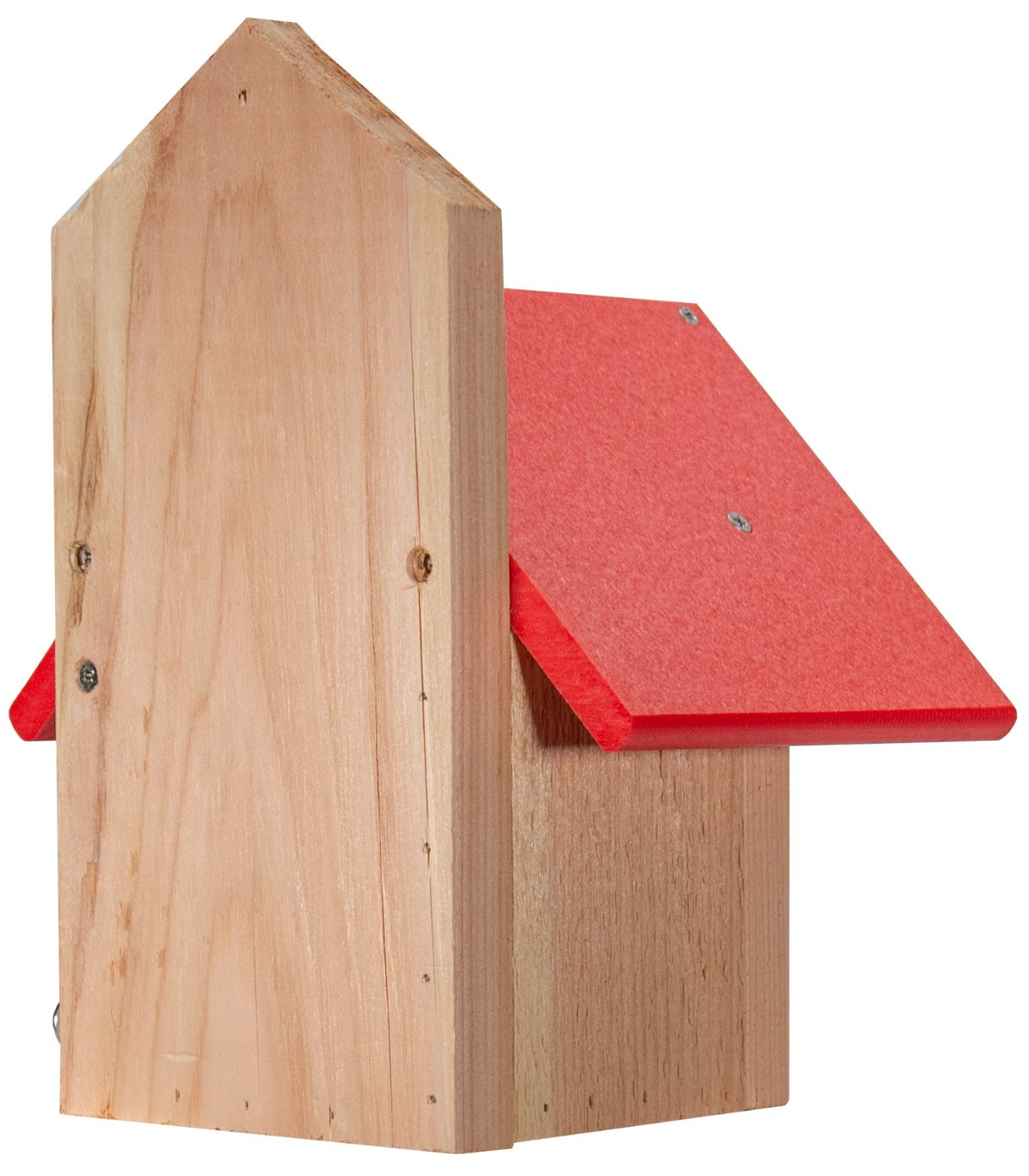 JCS Wildlife Chickadee Birdhouse with Recycled Poly Lumber Roof and Cedar Body Eco-Friendly and USA-Made