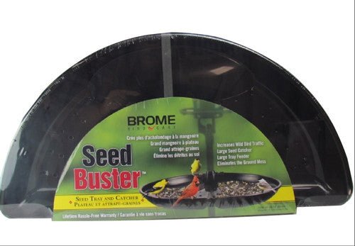 Brome Bird Care Seed Buster Seed Tray Catcher 20" eliminates ground mess and increases wild bird traffic