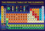 EuroGraphics Periodic Table of Elements jigsaw puzzle with 200 pieces, featuring element names, symbols, atomic numbers, and configurations