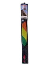 In The Breeze Rainbow Breeze 68" Sport Kite in packaging showing vibrant colors, designed for beginners to learn stunt kite flying basics.