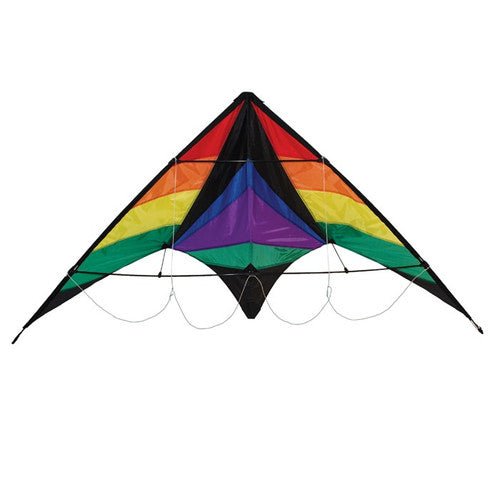 In The Breeze Rainbow Breeze 68" Sport Kite with vibrant colors against white background