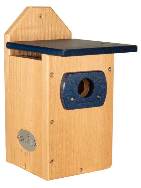 JCS Wildlife Cedar Wood Std. Eastern/Western Bluebird House