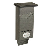 JCS Wildlife Mini Single Chamber Bat House made of recycled poly lumber for outdoor bat habitat.